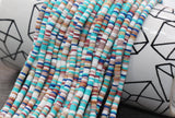 4mm multicolored heishi beads for bracelets and DIY jewelry