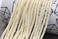 4mm barely yellow heishi beads for bracelets and DIY jewelry