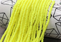 4mm bright yellow heishi beads for bracelets and DIY jewelry