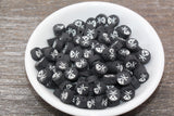 9mm skeleton polymer clay beads, halloween clay charms for bracelets