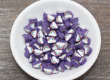 9mm rainbow and cloud polymer clay beads, nature clay charms for bracelets 8