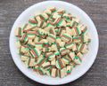 9mm hamburger polymer clay beads, food clay charms for bracelets 2