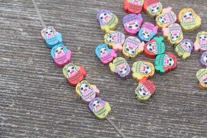 Mermaid Polymer Clay Beads, Assorted Mermaid Cane Beads, Jewelry Beads, Beads for Bracelet #133