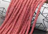 6mm indian red heishi beads for bracelets and DIY jewelry