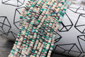 4mm multicolored heishi beads for bracelets and DIY jewelry