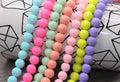 10mm colorful round glass beads, glass beads for jewelry making