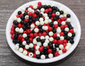 6mm Multicolor Mix Acrylic Gumball Beads