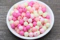 10mm Multicolor Mix Acrylic Gumball Beads