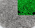 4mm 6/0 glow in dark in dark transparent gray lining glass seed beads for bracelets