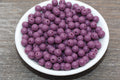 8mm Plum Acrylic Gumball Beads