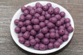 10mm Plum Acrylic Gumball Beads