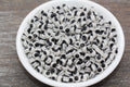 6mm Translucent Light Gray Eyes Acrylic Evil Eye Beads