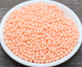 4mm Peach Acrylic Spacer Beads