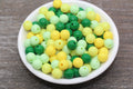 10mm Multicolor Mix Acrylic Gumball Beads