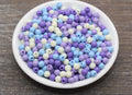 6mm Multicolor Mix Acrylic Gumball Beads