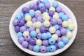 10mm Multicolor Mix Acrylic Gumball Beads
