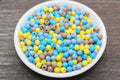 6mm Multicolor Mix Acrylic Gumball Beads