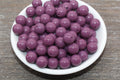 12mm Plum Acrylic Gumball Beads
