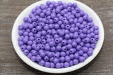6mm Purple Gumball Beads, Round Acrylic Purple Loose Beads, Bubblegum Beads, Chunky Beads, Bubble Gum Beads, Smooth Round Beads #636