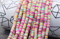 6mm color mix heishi beads for bracelets and DIY jewelry