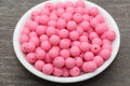10mm Matte Pink Ideal Acrylic Gumball Beads