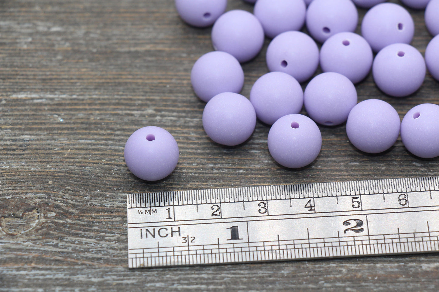 12mm Matte Lilac Round Beads, Frosted Lilac Purple Acrylic Round Gumball Beads, Bubblegum Beads, Chunky Beads, Plastic Round Bead, #2588