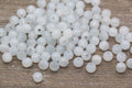 8mm Light Gray Ombre Faux Pearl Acrylic Beads