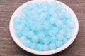 10mm Blue Ombre Faux Pearl Acrylic Beads
