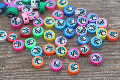 Panda Polymer Clay Beads, Mix Panda Clay Beads, Jewelry Beads, Beads for Bracelet #170