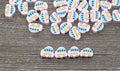10mm car polymer clay beads, symbol clay charms for bracelets