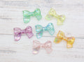 36 x 24mm Iridescent Acrylic Bow Beads
