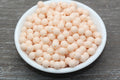 8mm Matte Light Peach Acrylic Gumball Beads