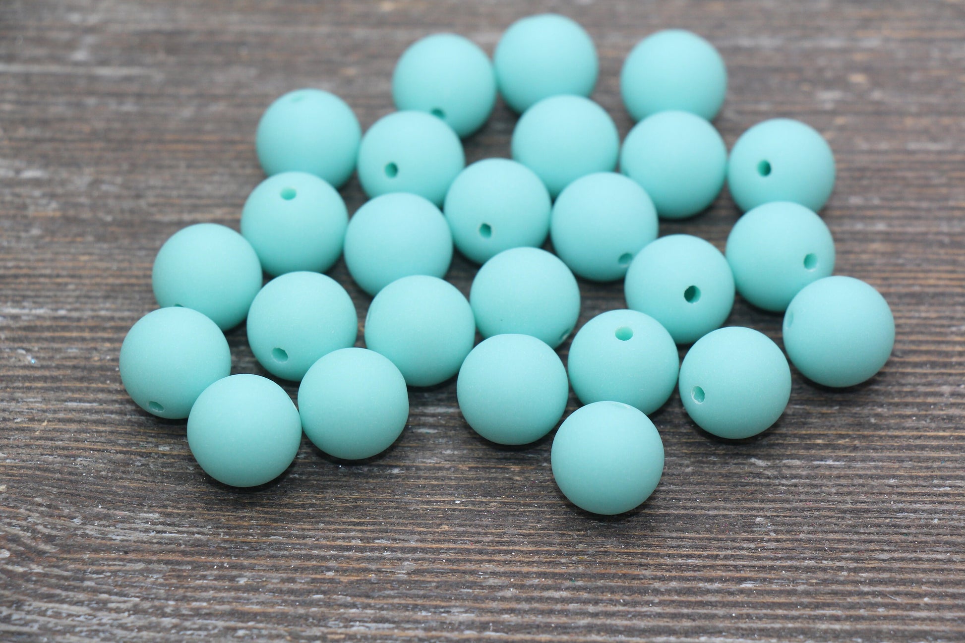 12mm Matte Mint Green Round Beads, Frosted Mint Green Acrylic Round Gumball Beads, Bubblegum Beads, Chunky Beads, Plastic Round Bead, #2585