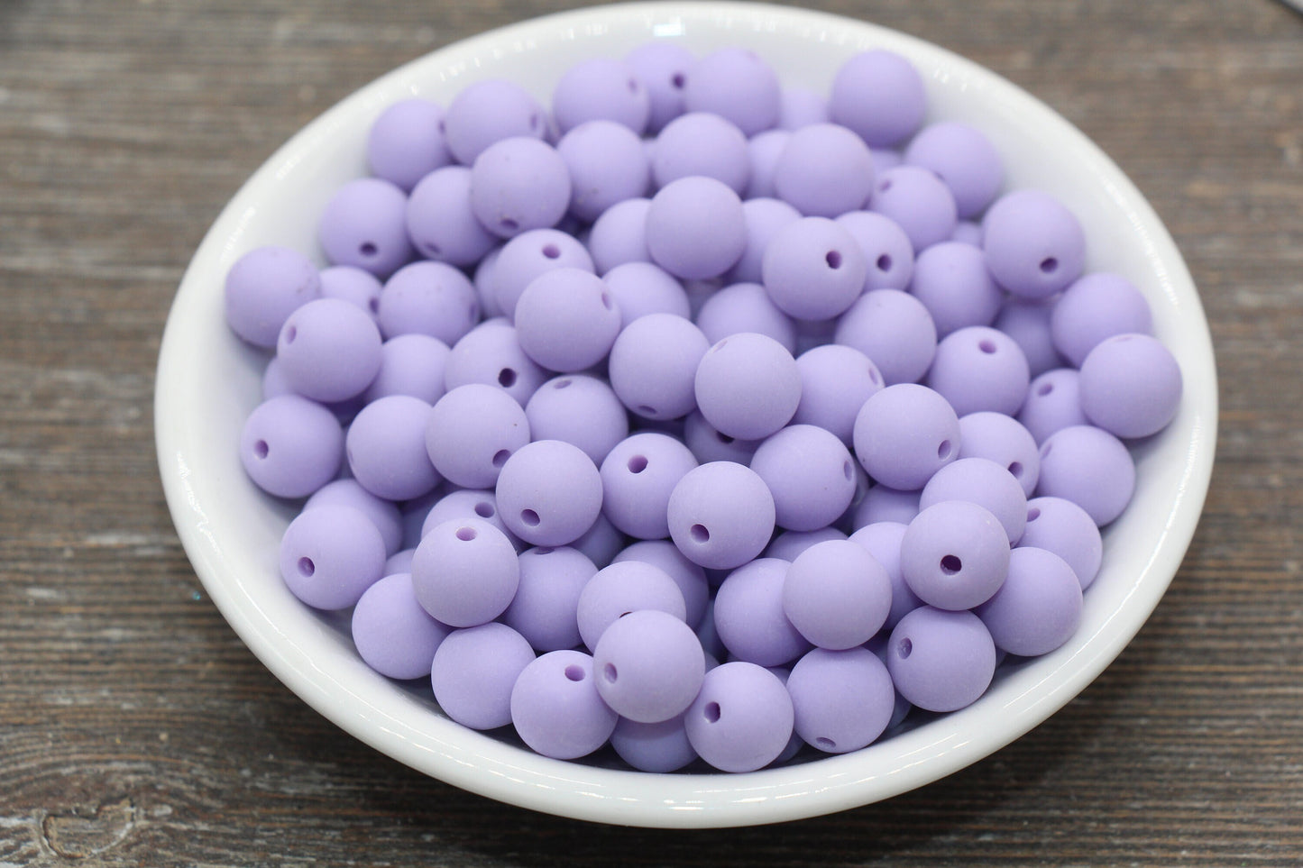 10mm Matte Lilac Gumball Beads, Round Acrylic Loose Beads, Frosted Lilac Purple Bubblegum Beads, Chunky Beads, Round Beads #2587