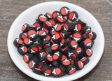 Ping Pong Paddle Polymer Clay Beads, Table Tennis Clay Beads, Jewelry Beads, Bead for Bracelet #167