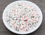 7mm ace playing card polymer clay beads, heart clay charms for bracelets