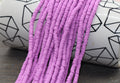 4mm orchid purple heishi beads for bracelets and DIY jewelry