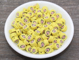 House Polymer Clay Beads, Kawaii Sweet Home Clay Beads, Round Clay Beads, Jewelry Beads #190