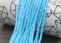 4mm baby blue heishi beads for bracelets and DIY jewelry