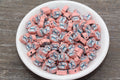 9mm bunny polymer clay beads, easter clay charms for bracelets 5