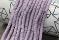 6mm dusty lilac heishi beads for bracelets and DIY jewelry