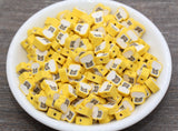 9mm bread polymer clay beads, food clay charms for bracelets