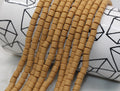6mm golden camel chunky heishi beads for bracelets and DIY jewelry