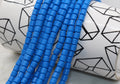 6mm blue chunky heishi beads for bracelets and DIY jewelry