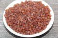 4mm frosted translucent brown square glass beads for beadwork