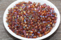 4mm transparent AB square glass beads for beadwork