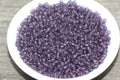 4mm 6/0 matte purple transparent glass seed beads for bracelets