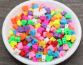 8mm mouse polymer clay beads, animal clay charms for bracelets