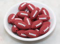 Football silicone focal beads for pens and keychains