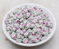 9mm bunny polymer clay beads, easter clay charms for bracelets 6